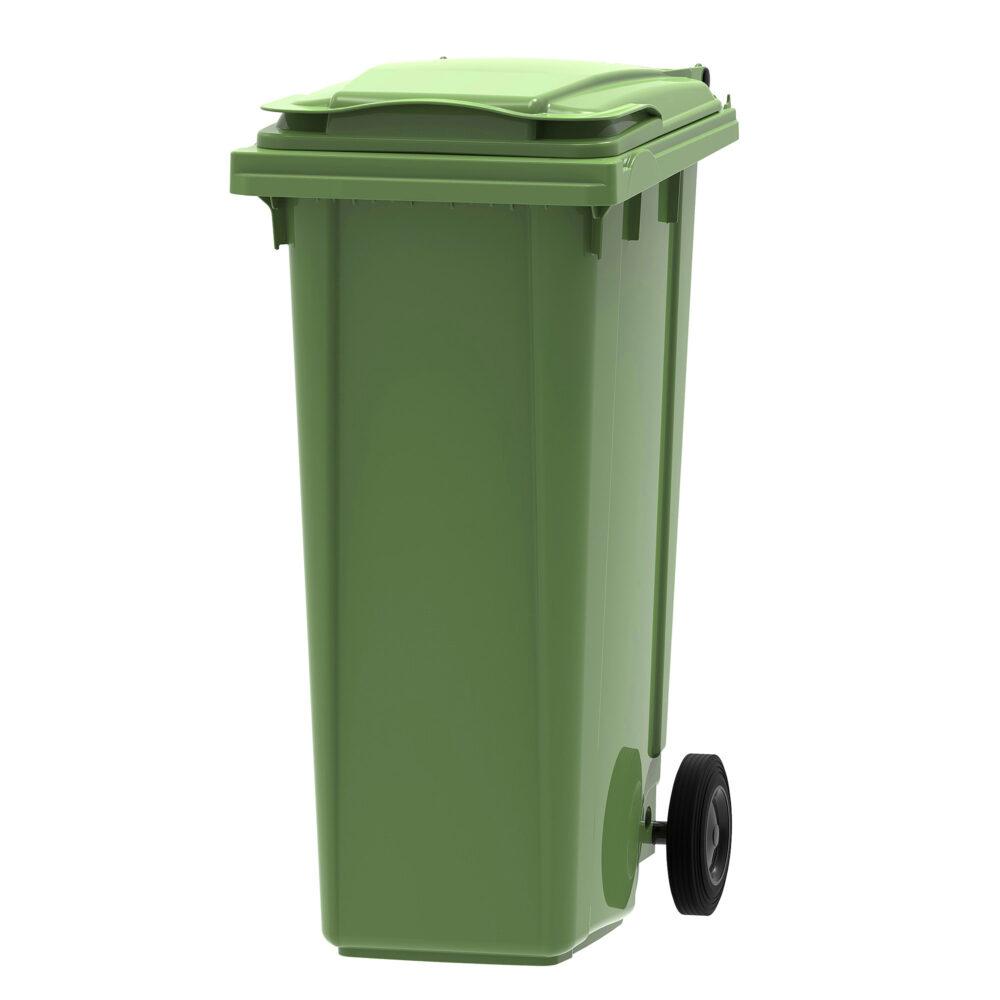 140l Green Wheelie Bin